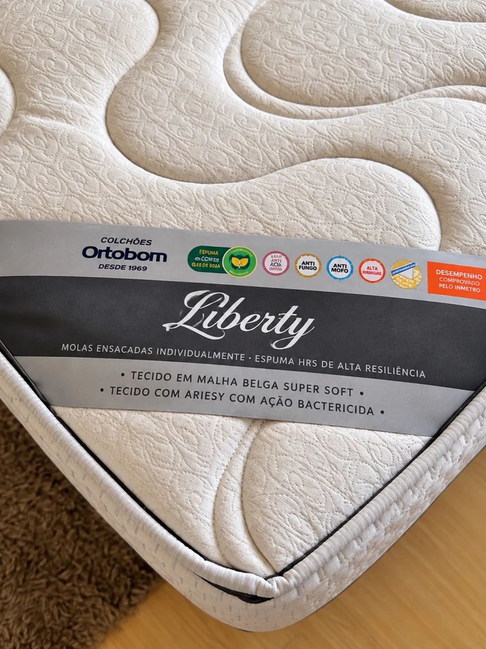 Colchão King size- Ortobom Liberty - Molas Ensacadas* - Foto 3