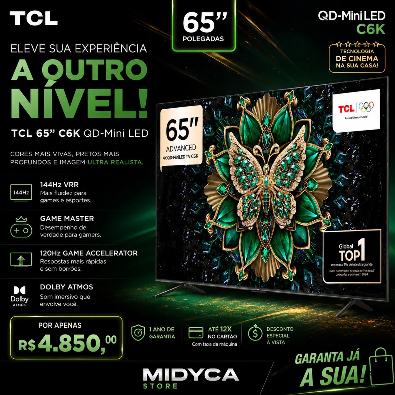 TCL 65 C6K QD-Mini - Foto 2