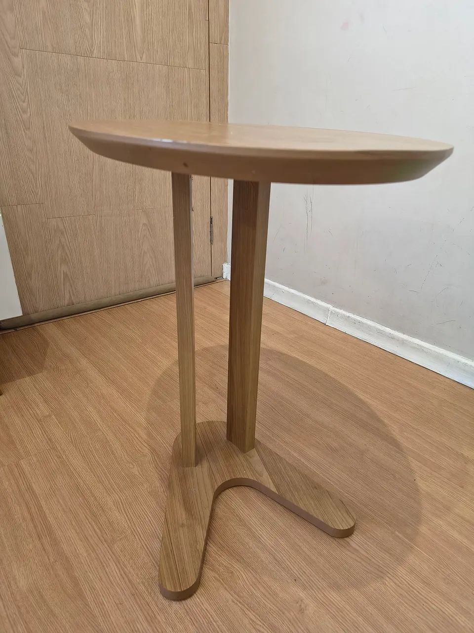 Mesa Lateral em MDF 60 cm Freijó 