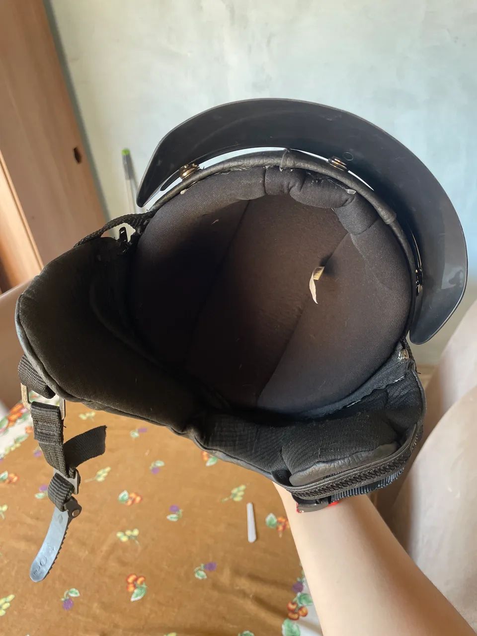 Capacete couro coquinho - Para scooter  - Foto 4