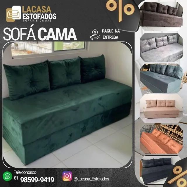 Sofá cama - nova lacrada 