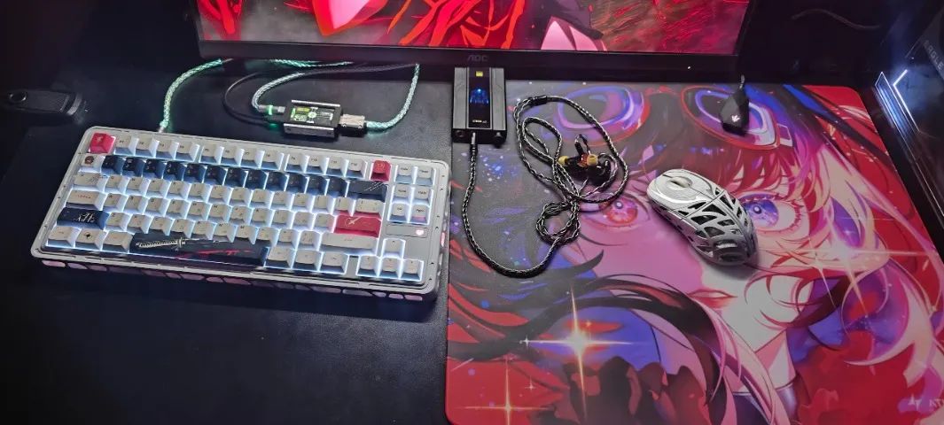 Mousepad de vidro Glasspad ATK Crimson - Periféricos e Acessórios Mousepad de vidro Glasspad ATK Crimson - Periféricos e Acessórios