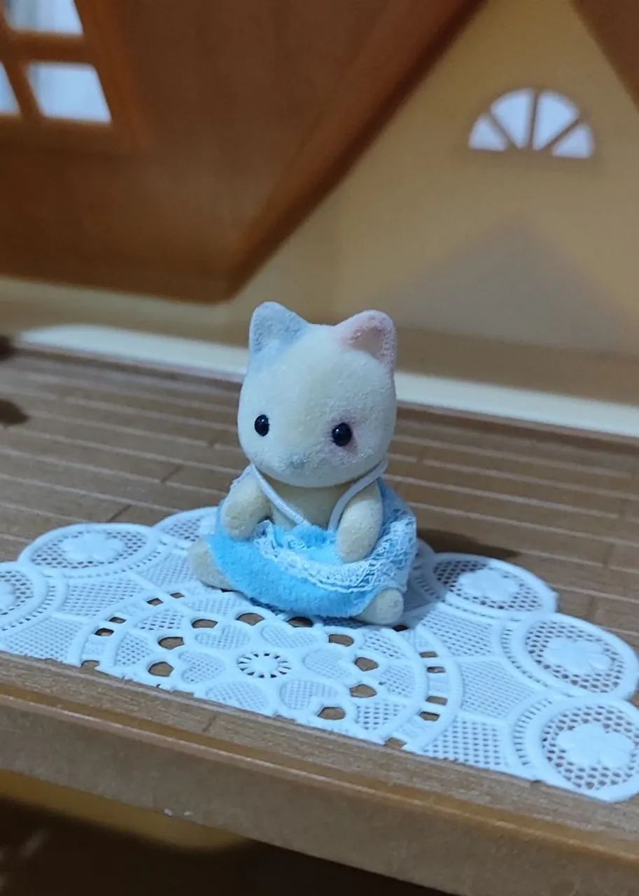 Sylvanian families vintage Whiskers cat - Foto 3