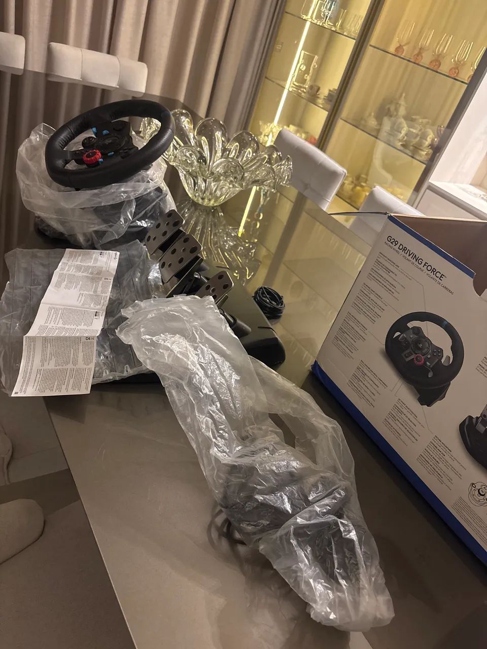Volante g29 em excelente estado!!!! - Foto 4