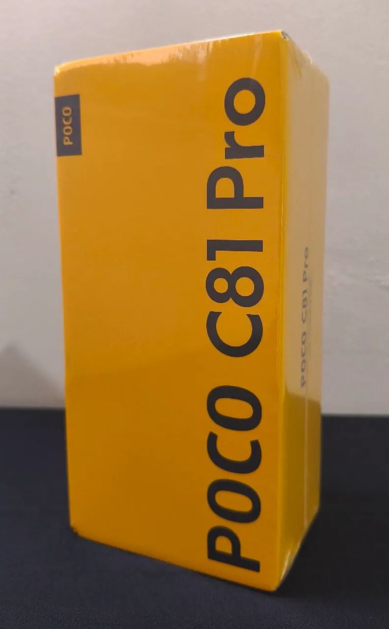 POCO C81 Pro 128GB Dourado Novo e Lacrado