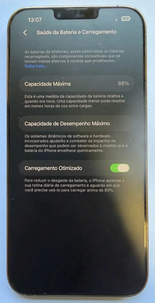 iPhone 13 Pro Max 256 Gb Dourado Excelente Estado - Foto 2