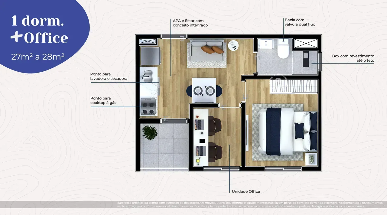 PLANTA 27m²