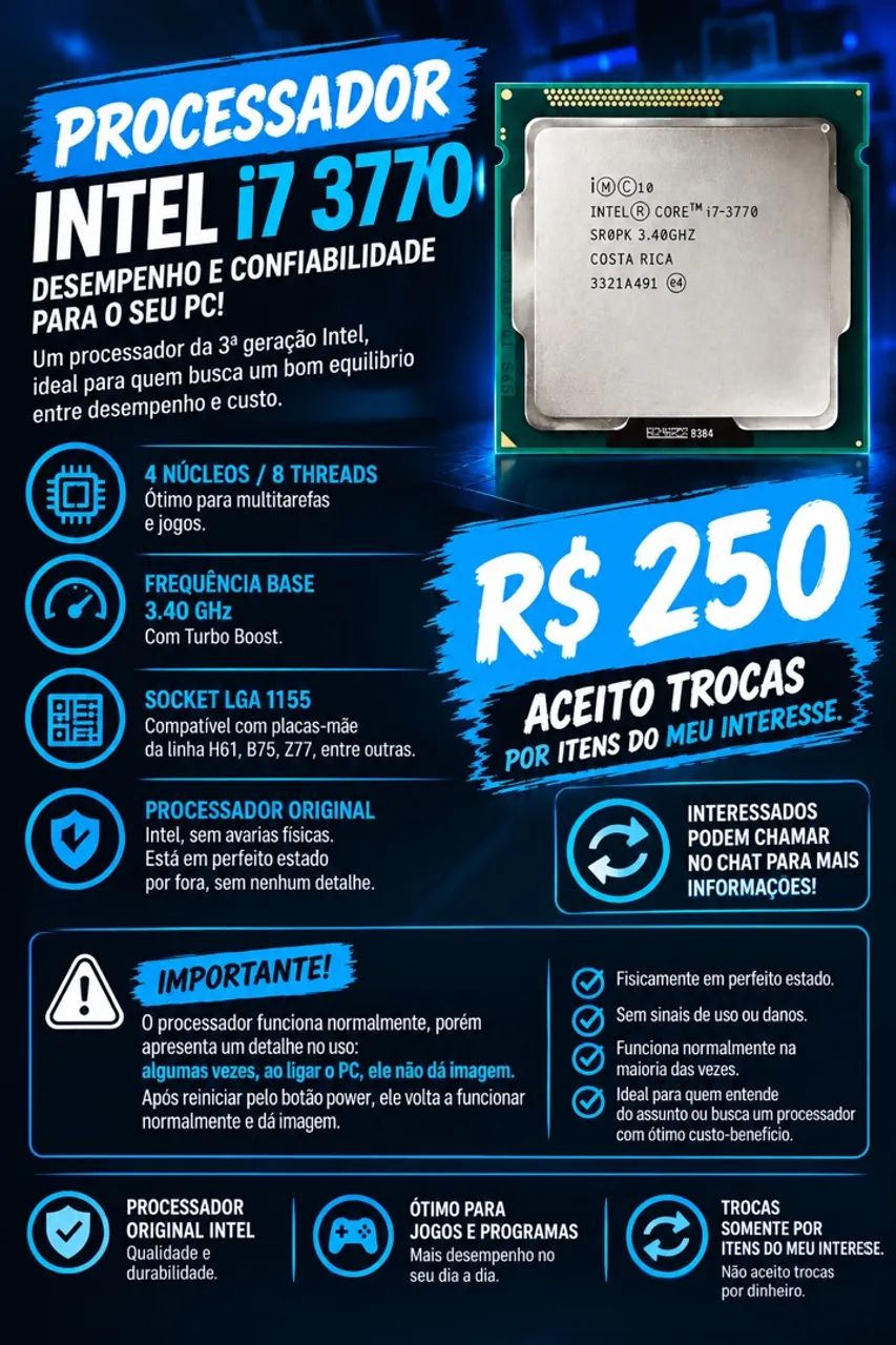 Intel core i7 3770 (detalhe)