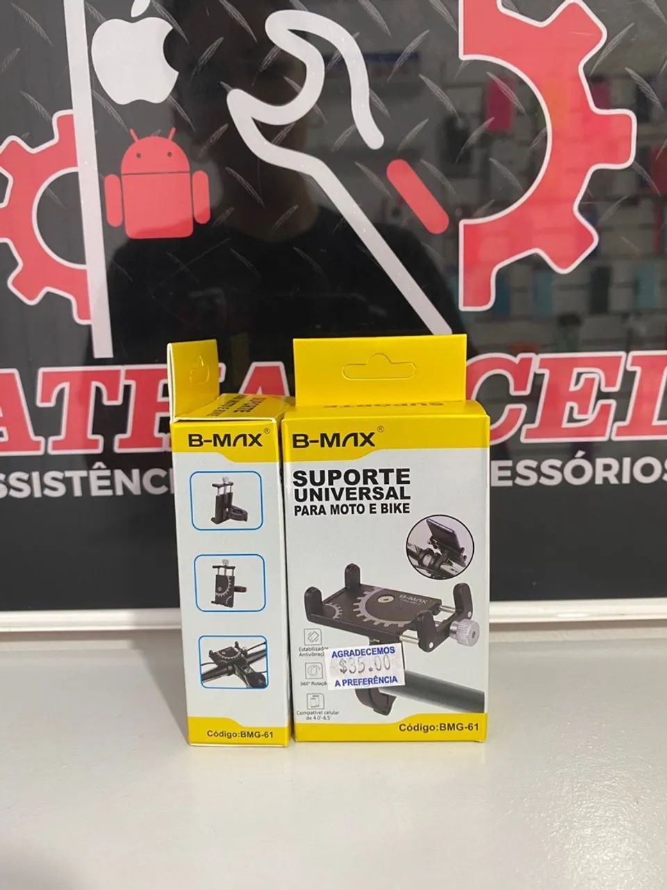 Suporte de alumínio para moto e bike  - Foto 3