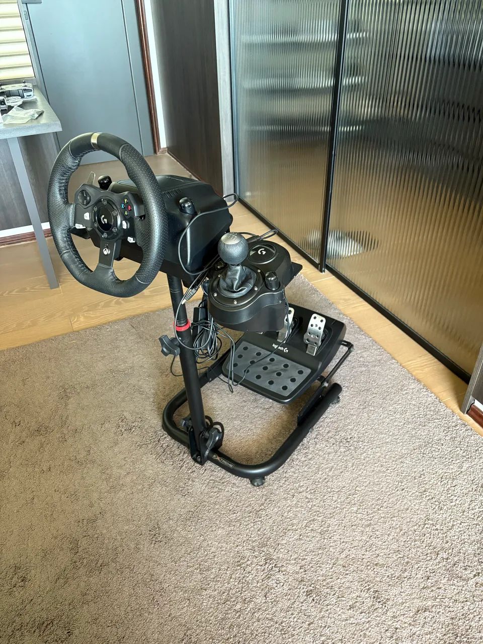 Logitech G920 volante + câmbio + suporte  - Foto 2