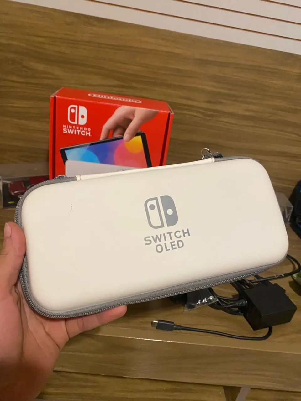 Nintendo switch oled + jogo - Foto 3