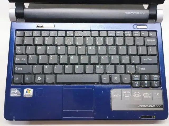 Netbook Acer Aspire One - Teclado falhando - Foto 2