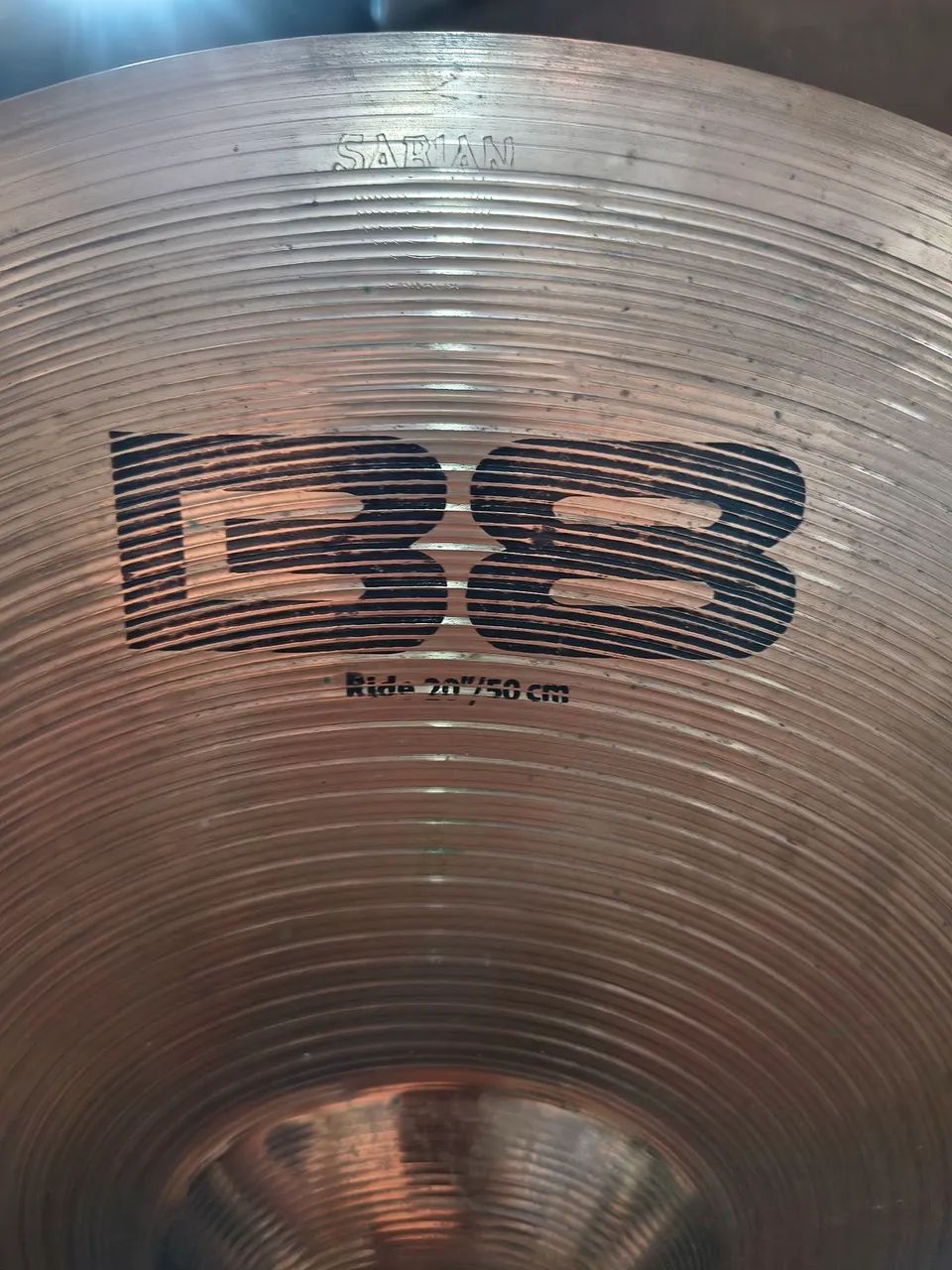 Prato de bateria acústica Ride 20 polegadas Sabian B8  - Foto 2