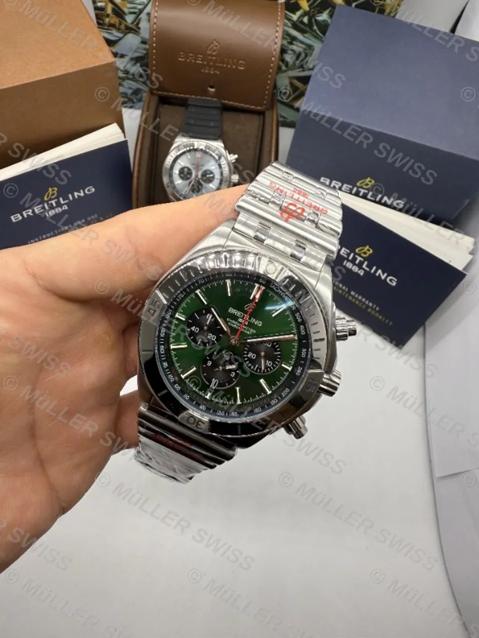 Relógio Breitling Avenger 44mm Várias Cores + Caixa Completa - Foto 5