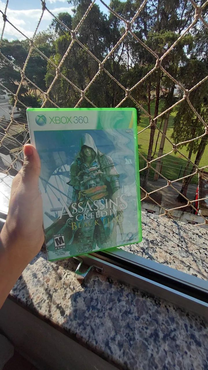 5 jogos de Xbox 360 na caixa com cd