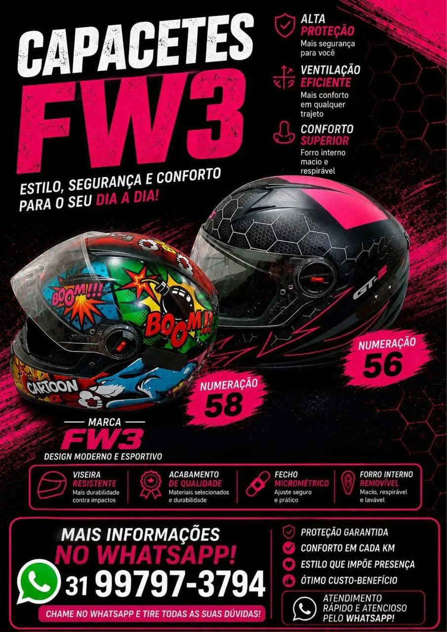 Capacetes FW3
