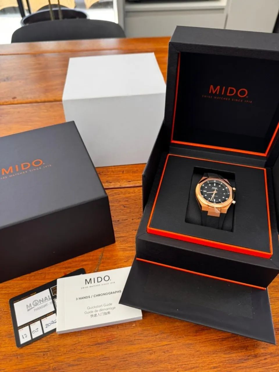 Relógio Mido Two Crowns Rose GOLD PVD - Foto 2