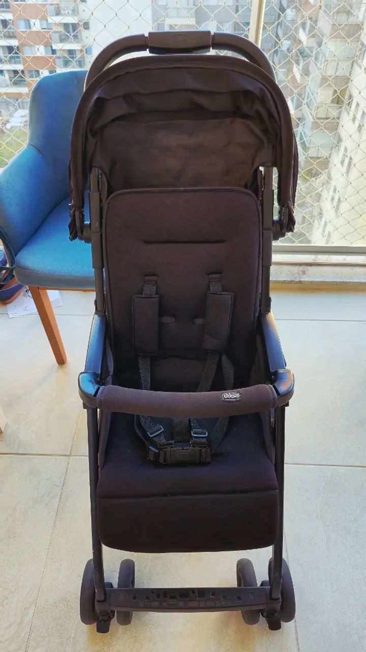 Carrinho de Bebê - Chicco - Ohlalà - De 0 à 15kg - Preto