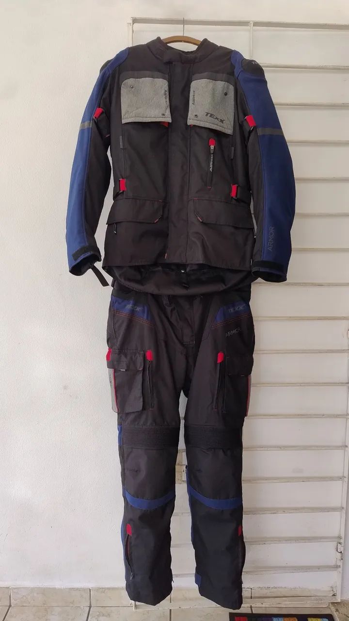 Vendo Conjunto Texx Impermeável Armor Parka, para Motociclista.