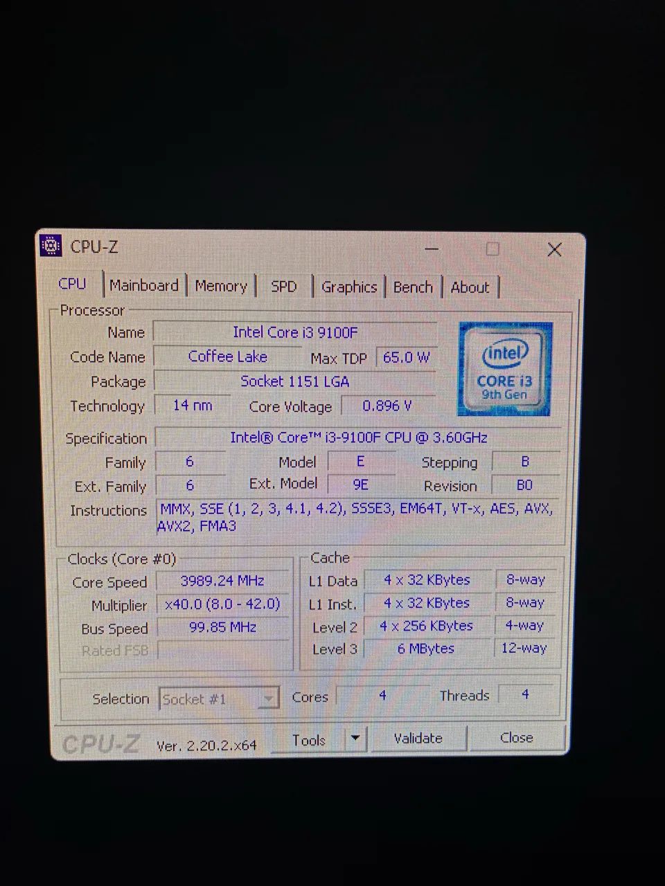 I3 9100f (Processador Intel 9ª gen) - Foto 3