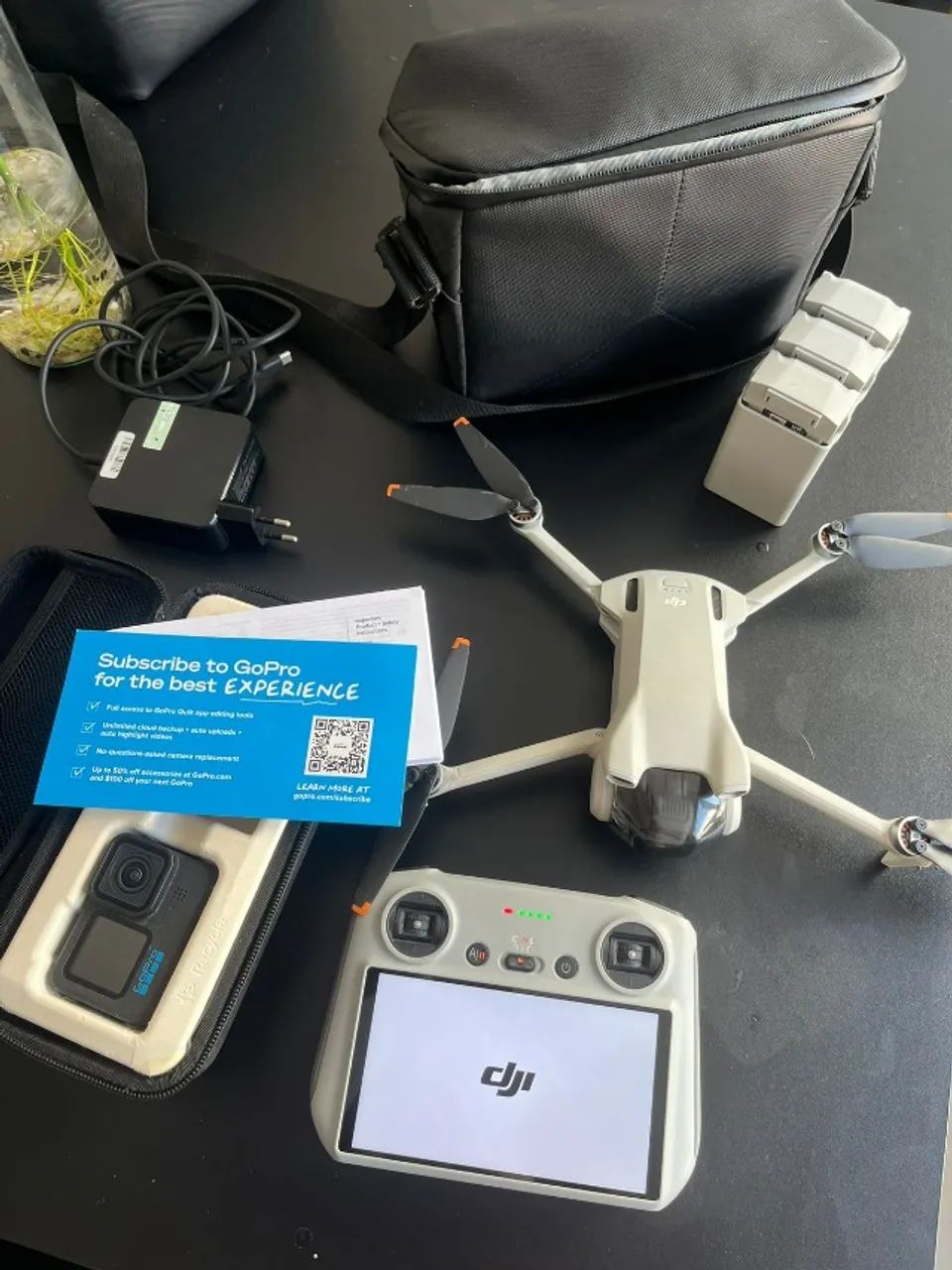 Drone DJI Mini 3 (DJI RC) + Fly More Combo com Tela - Cor Cinza - DJI033 - Foto 3