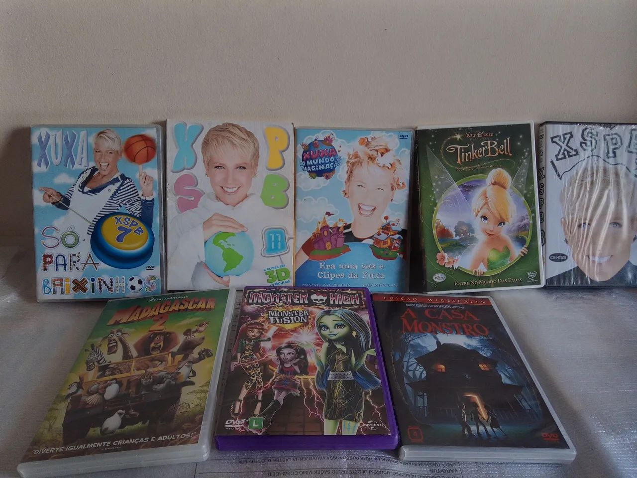 Kit com 08 dvds infantil..