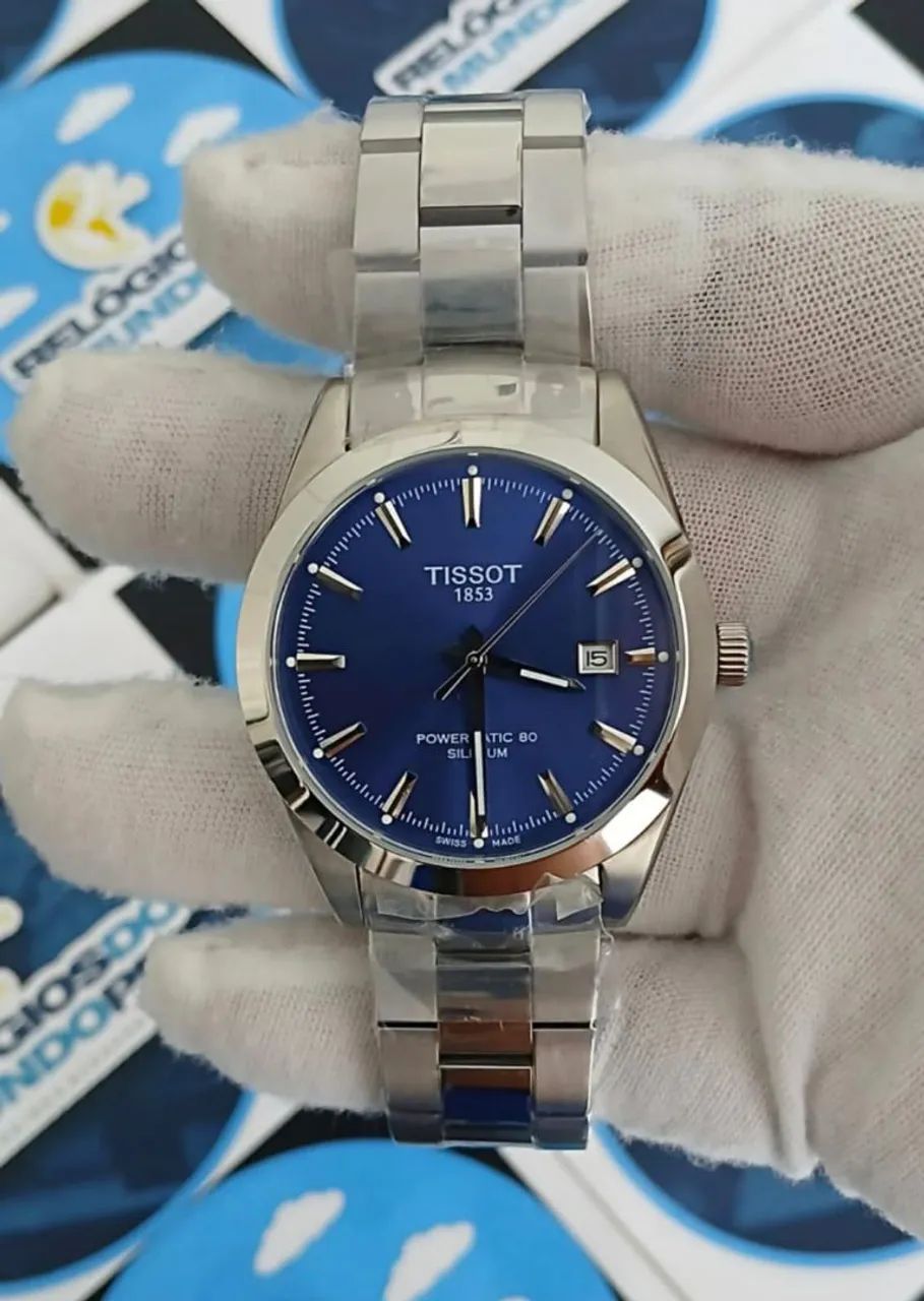 RELOGIO TISSOT GENTILEMAN SILICIUM BLUE