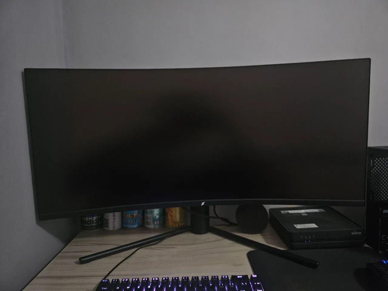 Monitor Gamer Ultrawide curvo, Quad HD, 1ms, 165hz, 34 polegadas  - Foto 4