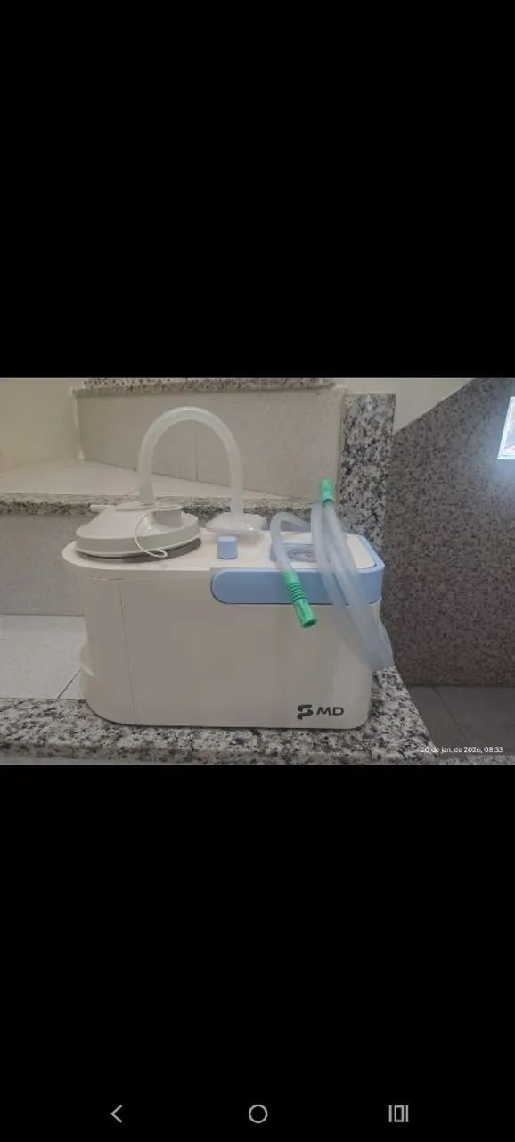 Aspirador de secreções para traqueostomia portátil a bateria - Foto 3