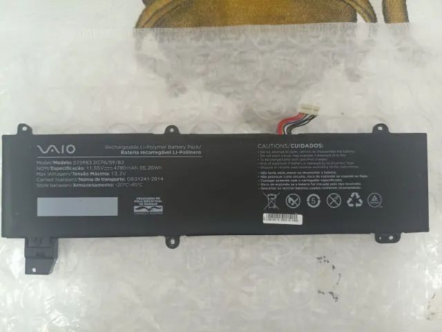Bateria para notebook Vaio FE 15 - VJFE54F11UAR