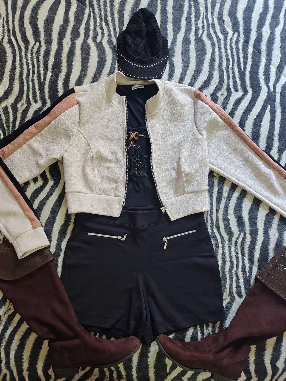 Conjunto look completo 5 peças juvenil