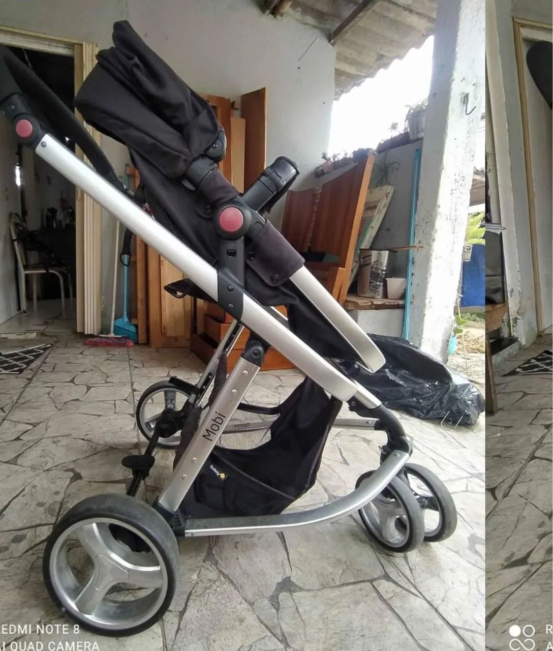 Carrinho de bebê com Moisés Safety 1st mobi - Foto 4