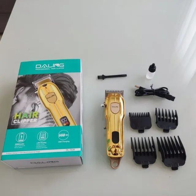 Maquininha de Cortar Cabelo Daling Dl-1538 - Foto 2