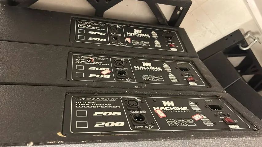 6 Caixas Machine Line Array VERSAT ? modelos 206/208 - Foto 3