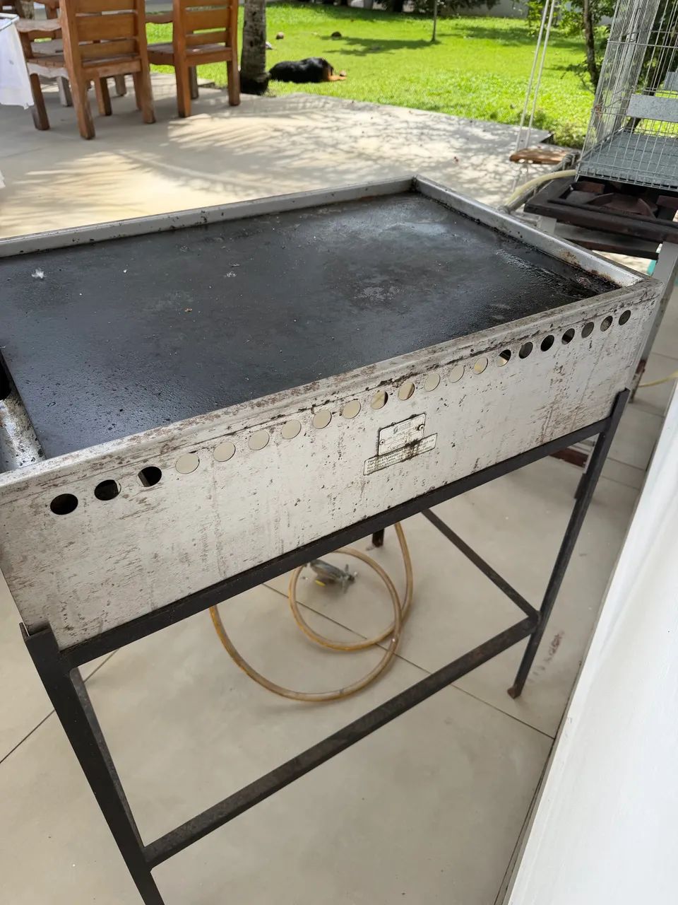 Vendo chapa para lanche marca Sire com suporte. - Foto 4
