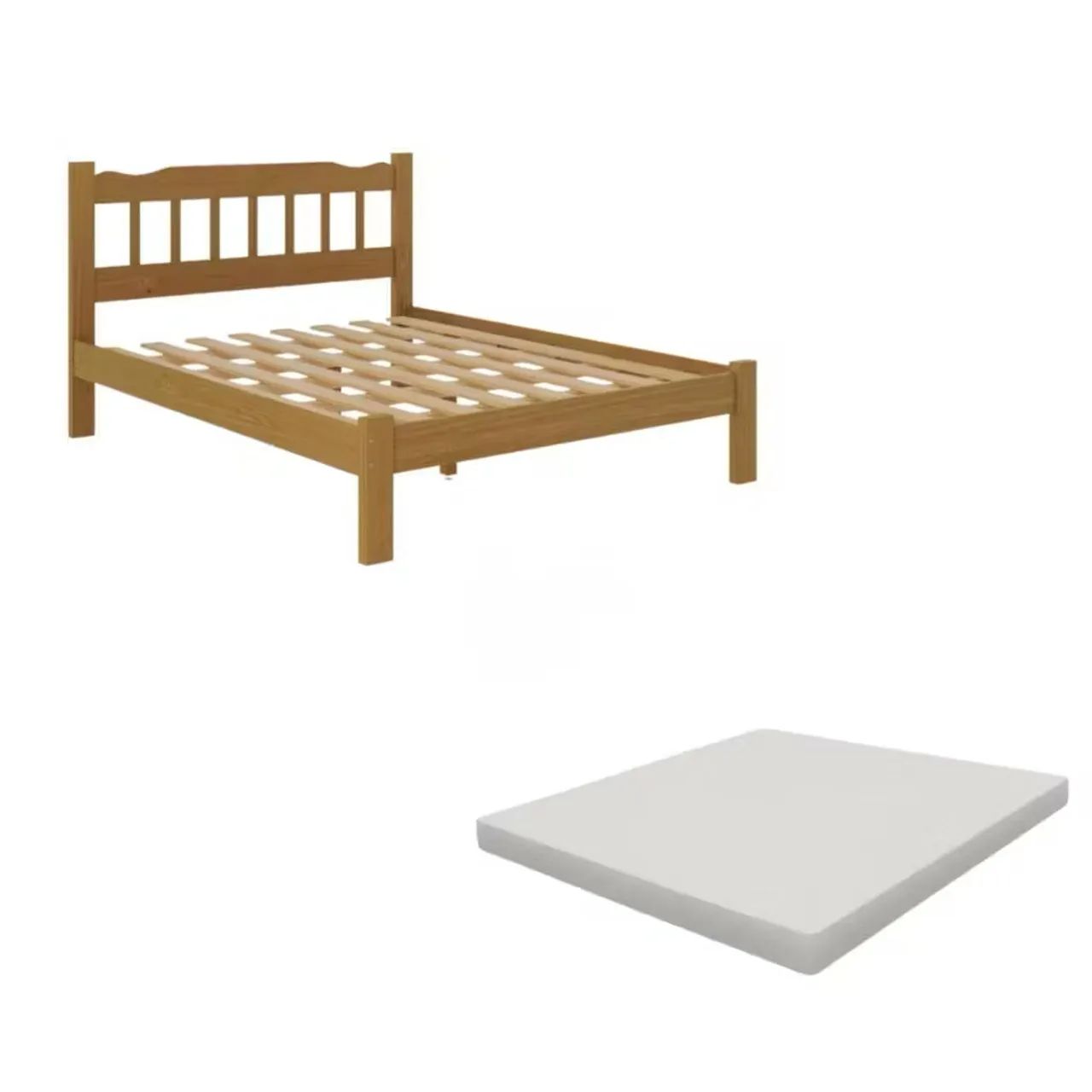 Cama casal de madeira - reforçada! - Foto 2