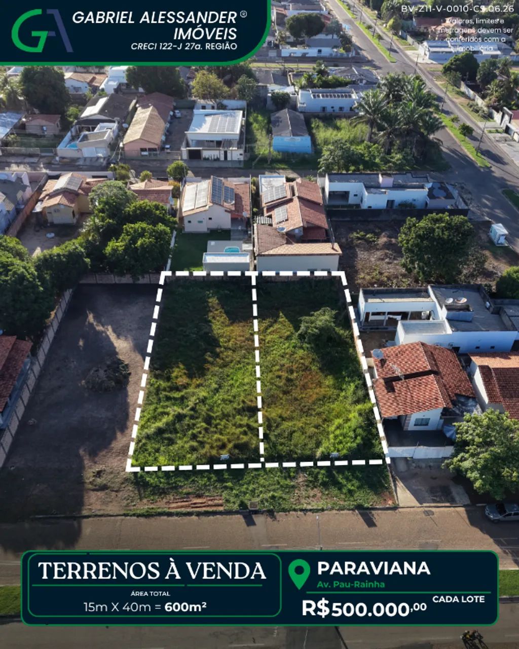 Rua Pau Rainha - Paraviana.