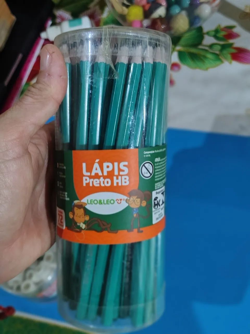 Caixa de lápis e borrachas ponteiro - Foto 4