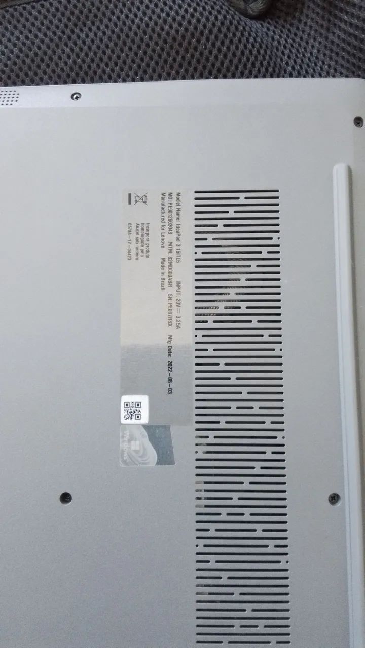 Notebook lenovo