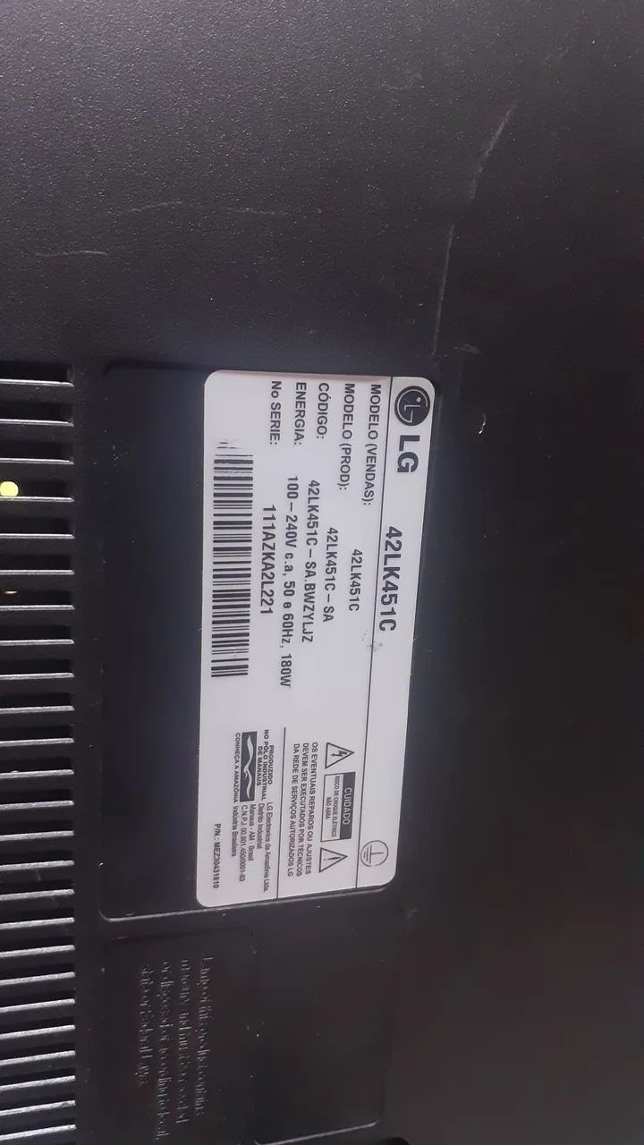 TV LG de 42 polegadas 42LK451C - Foto 2