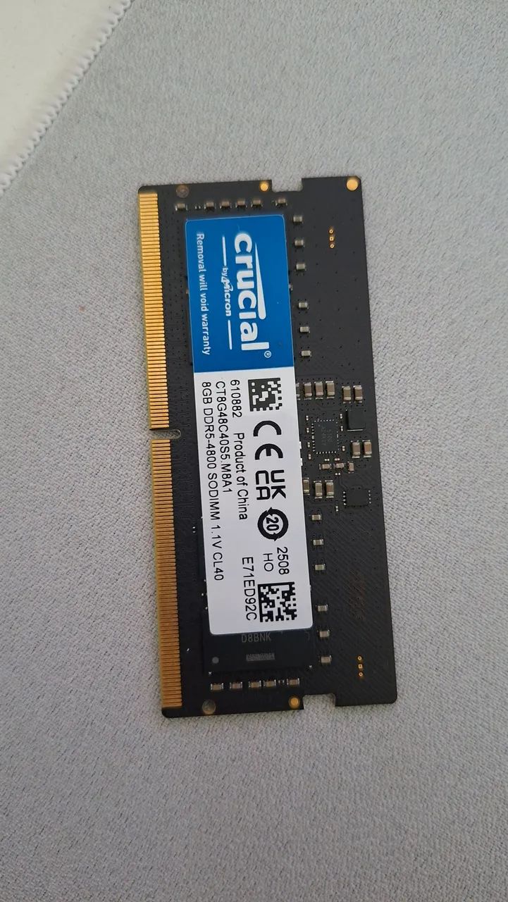 Memória RAM 8Gb Ddr5 Notebook - Foto 3