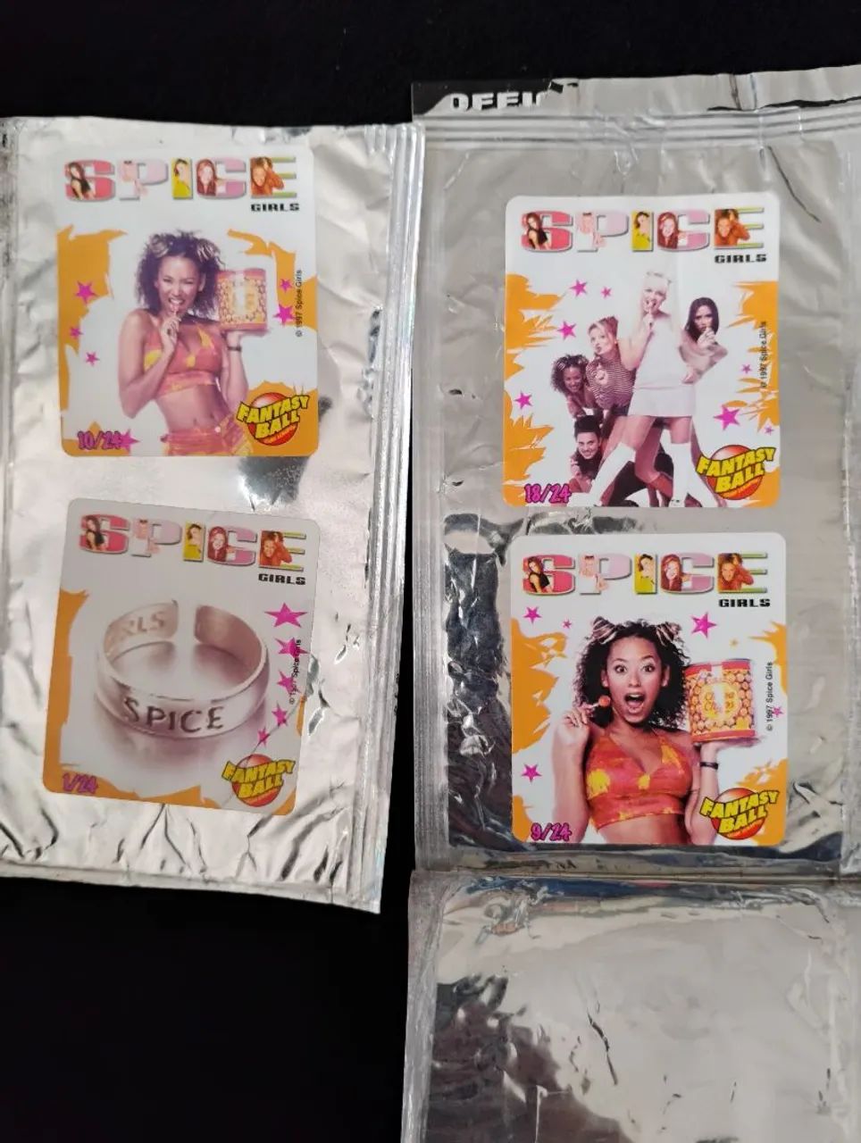 Embalagens Spice Girls! Stickers de pirulito Chupa Chups - Foto 3