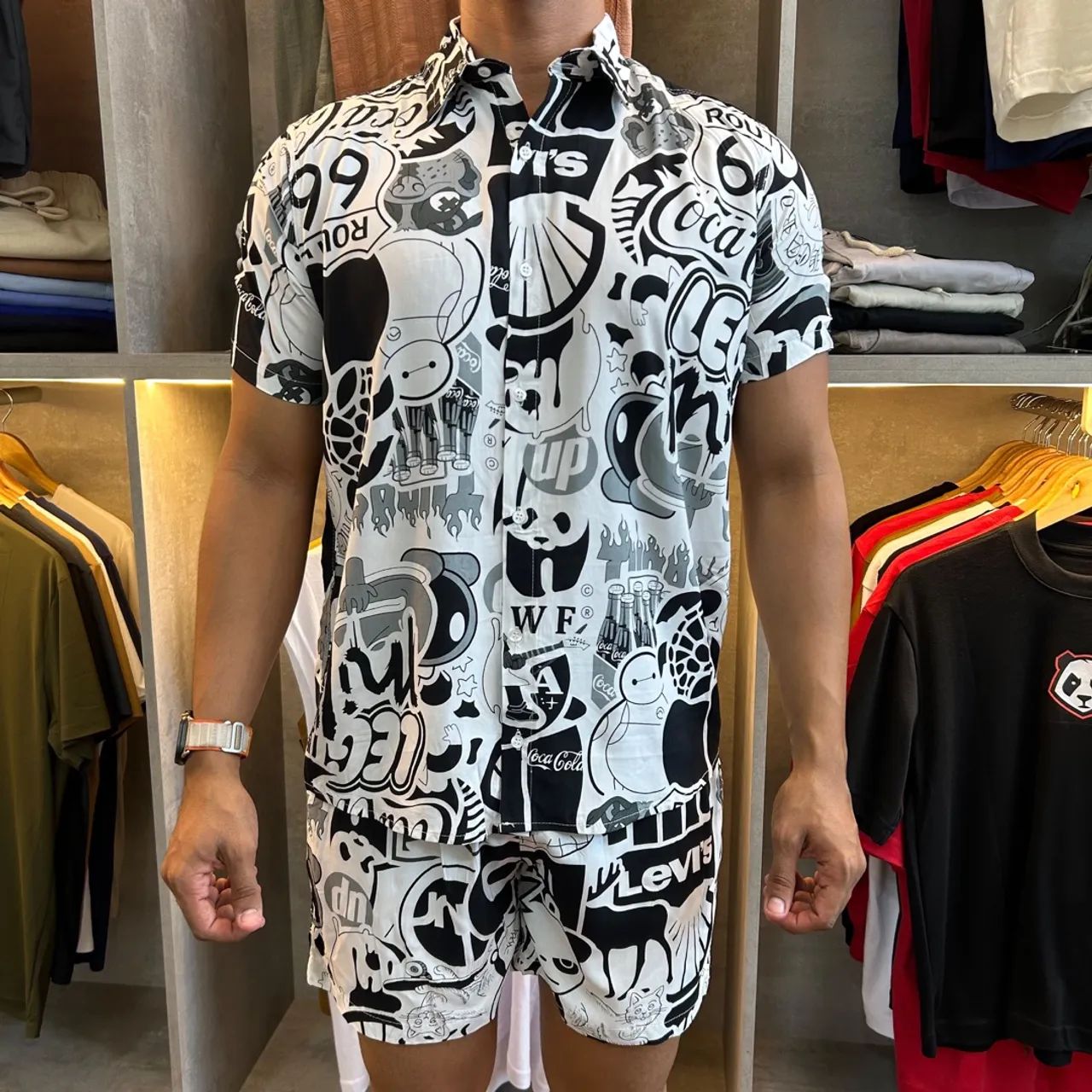 Conjunto em viscose 