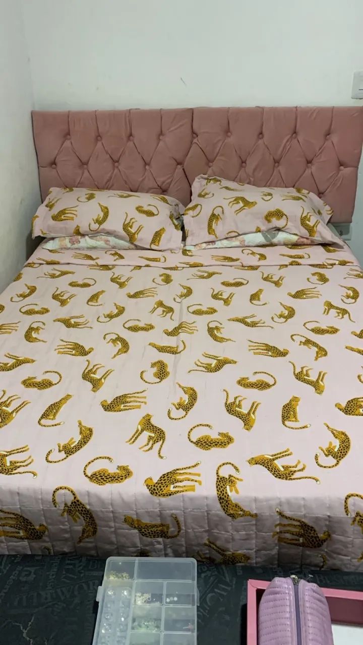 cama de casal + cabeceira 