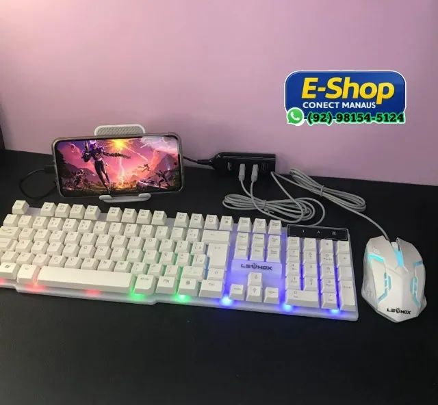 Kit Gamer Teclado + Mouse Usb +RGB / Completo - Foto 2