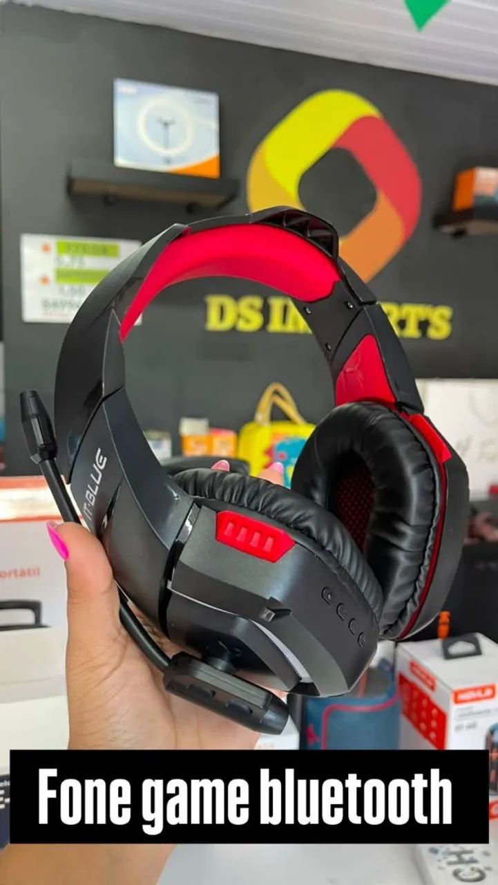 Headphone bluetooth game com led e microfone  - Foto 3