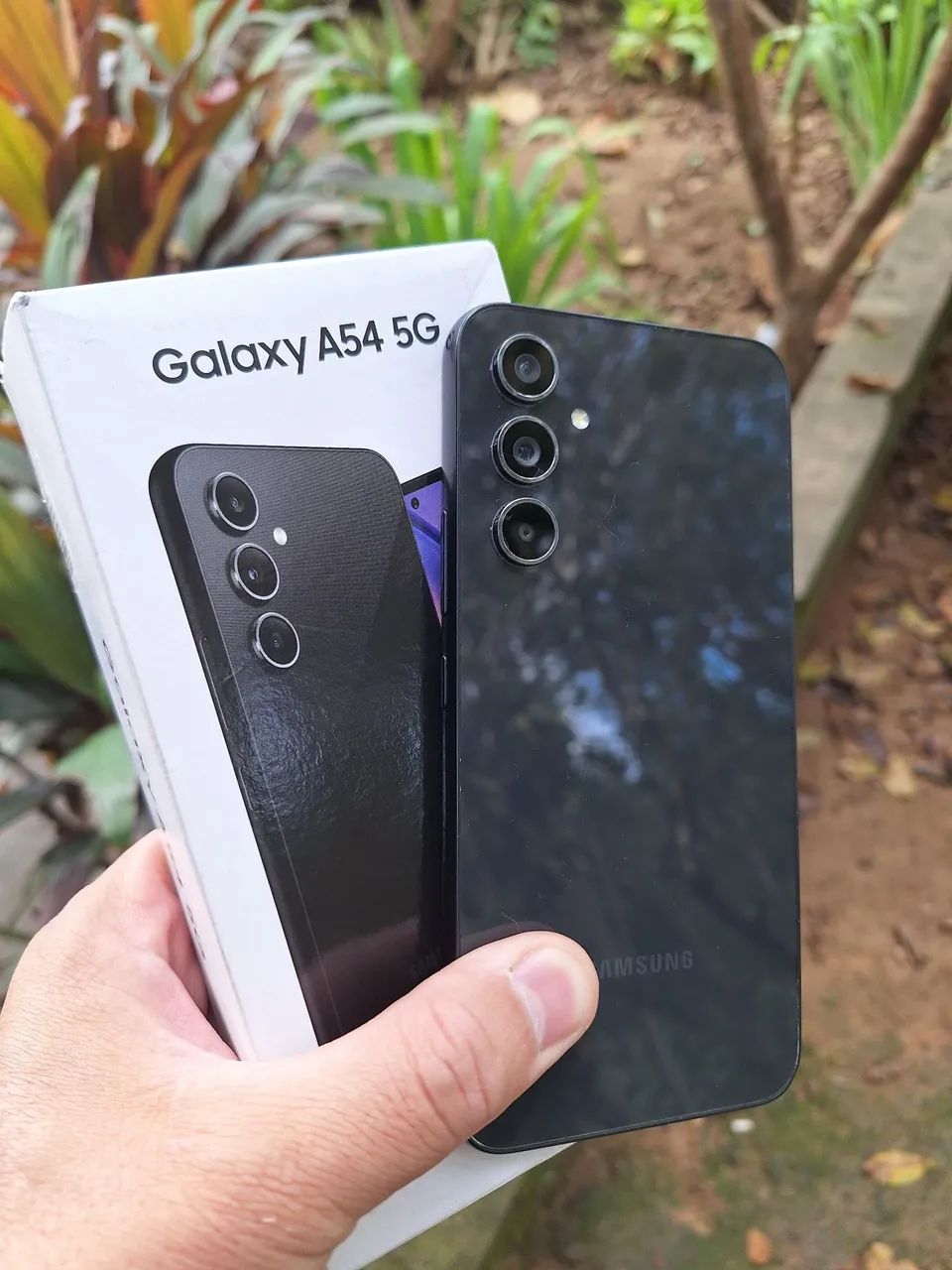 A54 5g 129 gigas de procedência  com caixa  - Foto 2