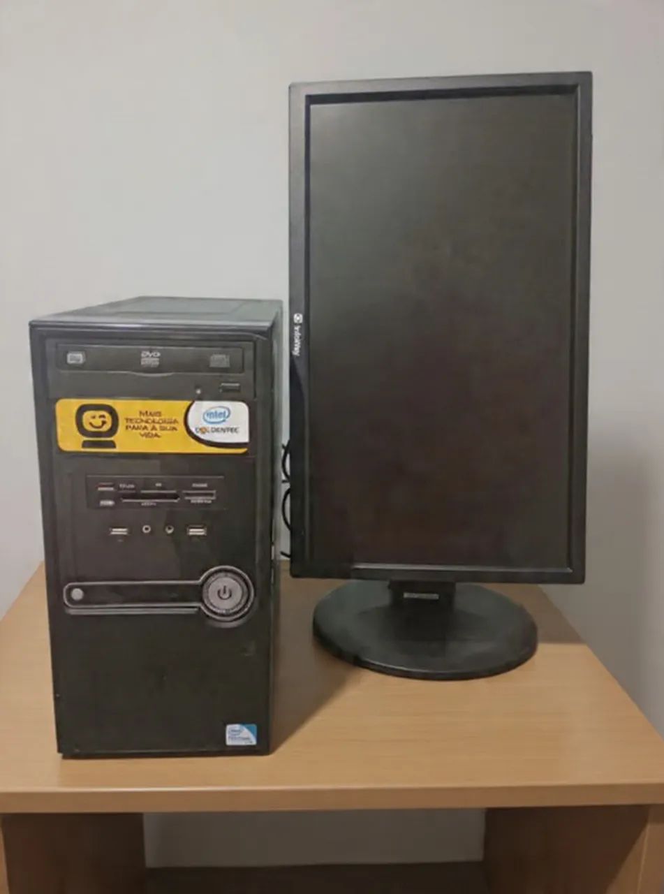 Computador Completo Proc Intel i5 / Mem 10Gig / SSD 120 Gig+ hd500Gig/Mon 20 Polegadas - Foto 3