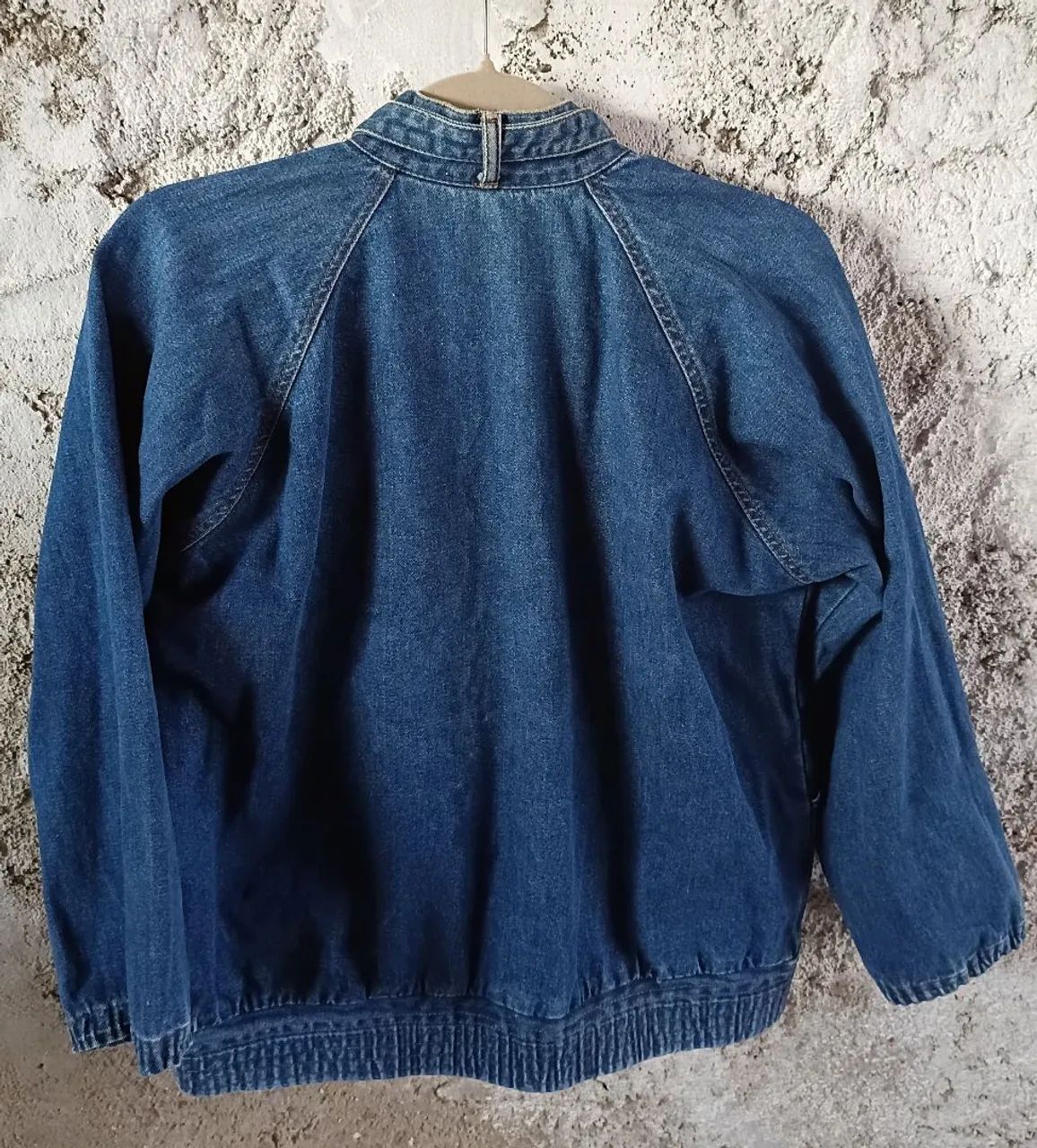 Jaqueta jeans Bomber Tam G (vintage)  - Foto 2