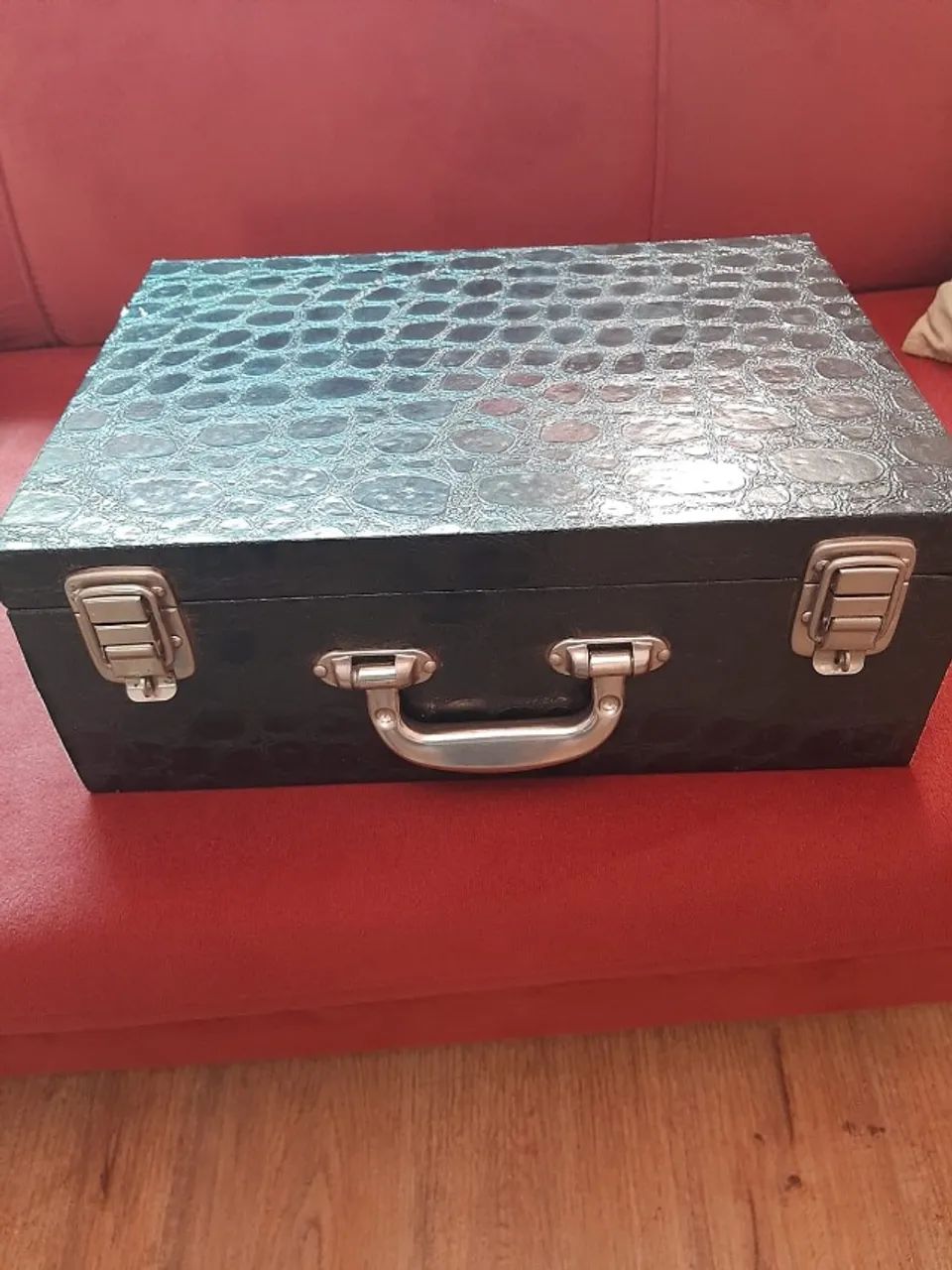Maleta porta joias 3 repartiçoes